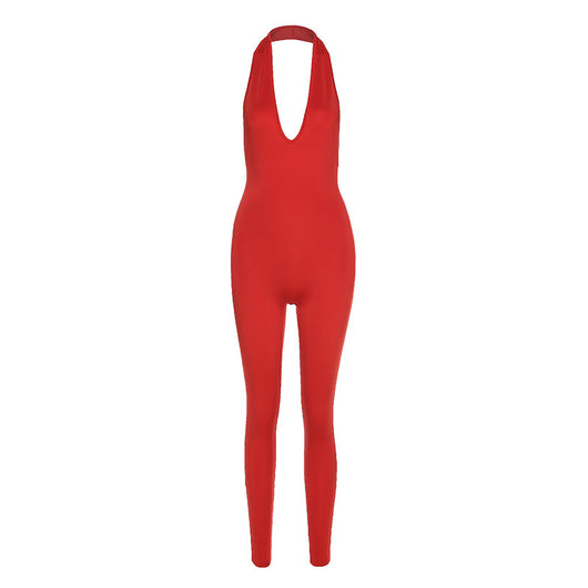 Enterizo Deportivo Mujer Halter Cuello V Levanta Glúteos - Image 13