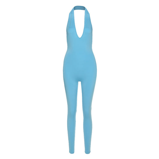 Enterizo Deportivo Mujer Halter Cuello V Levanta Glúteos - Image 16