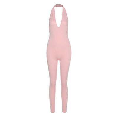 Enterizo Deportivo Mujer Halter Cuello V Levanta Glúteos - Image 5