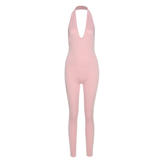 Enterizo Deportivo Mujer Halter Cuello V Levanta Glúteos - Image 5