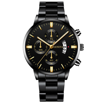 Reloj de Cuarzo Clásico para Hombre con Diseño de Tres Ojos - Image 7