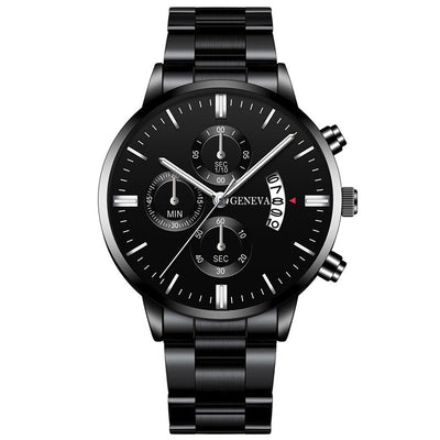 Reloj de Cuarzo Clásico para Hombre con Diseño de Tres Ojos - Image 6