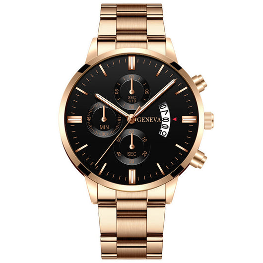 Reloj de Cuarzo Clásico para Hombre con Diseño de Tres Ojos - Image 10