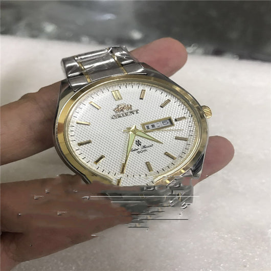 Reloj de Pulsera Double Lion con Esfera Grande y Resistencia al Agua para Adultos Mayores