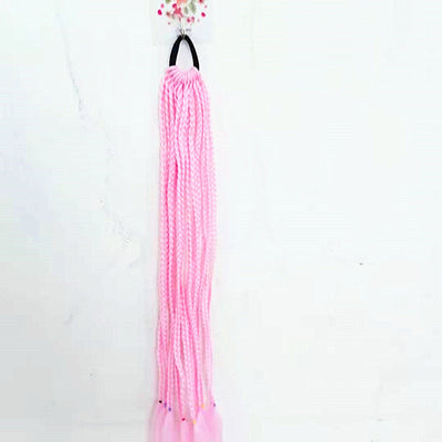 Coleta Trenzada Efecto Sucio con Diadema - Image 4