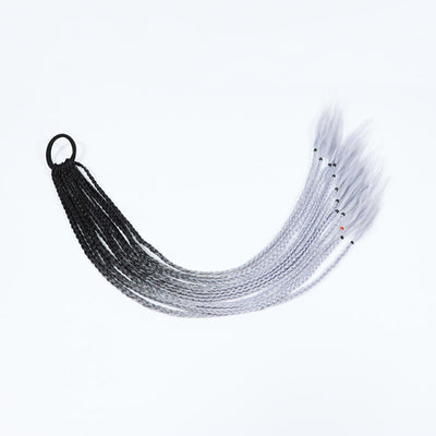 Coleta Trenzada Efecto Sucio con Diadema - Image 6