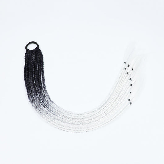 Coleta Trenzada Efecto Sucio con Diadema - Image 11