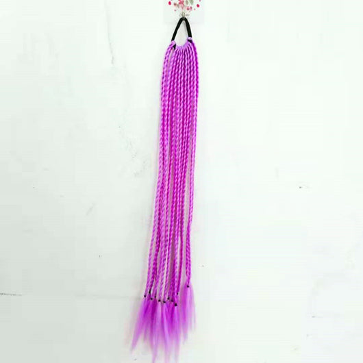 Coleta Trenzada Efecto Sucio con Diadema - Image 2