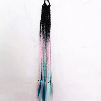 Coleta Trenzada Efecto Sucio con Diadema - Image 27