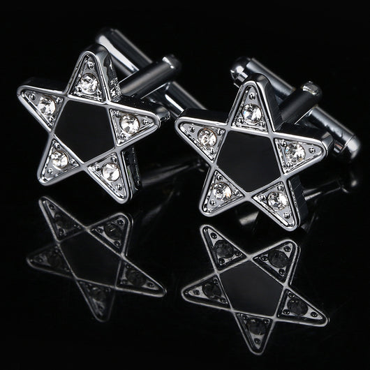 Mancuernas Estrella de Cinco Puntas - Diseño Elegante - Image 9