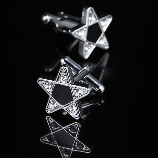 Mancuernas Estrella de Cinco Puntas - Diseño Elegante - Image 3