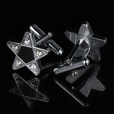Mancuernas Estrella de Cinco Puntas - Diseño Elegante - Image 2