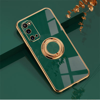 Funda Protectora con Anillo Magnético y Soporte para Auto
