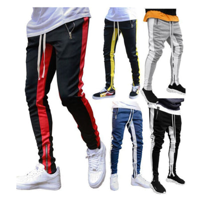 Pantalones Deportivos Talla Grande con Cierre de Cremallera para Hombre - Image 8
