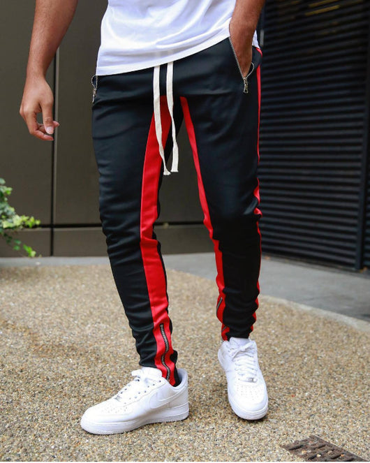 Pantalones Deportivos Talla Grande con Cierre de Cremallera para Hombre - Image 10