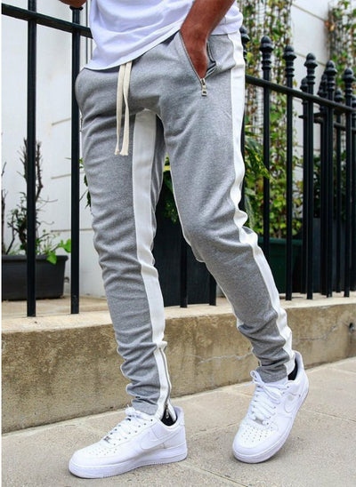 Pantalones Deportivos Talla Grande con Cierre de Cremallera para Hombre - Image 5