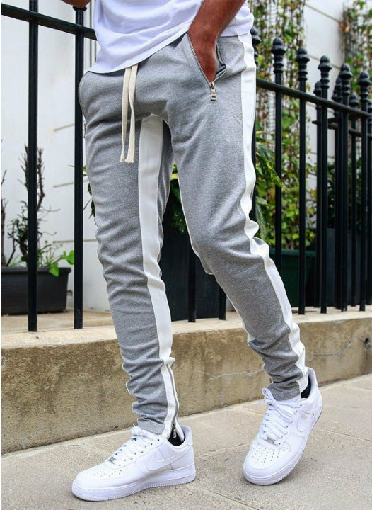 Pantalones Deportivos Talla Grande con Cierre de Cremallera para Hombre - Image 5