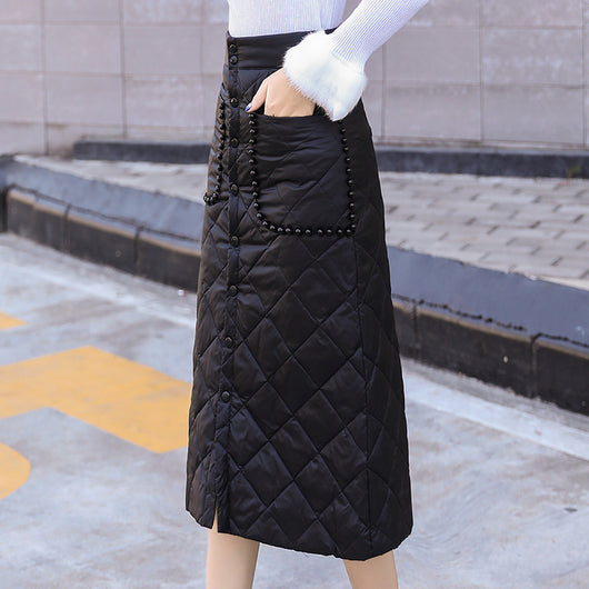 Falda Midi de Algodón Pima con Relleno Térmico - Image 7