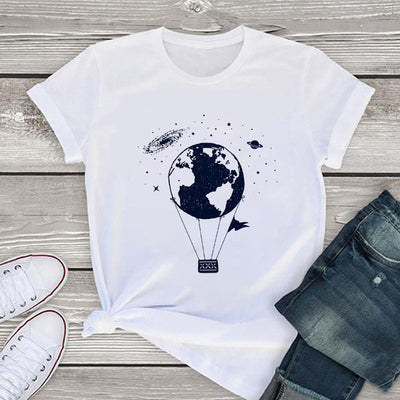 Playera Estampada Paisaje Botánico para Mujer - Image 10