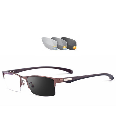 Gafas de Sol Fotocromáticas Ejecutivas - Marco Medio Metal, Estilo Business Moderno - Image 4
