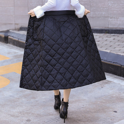 Falda Midi de Algodón Pima con Relleno Térmico - Image 2