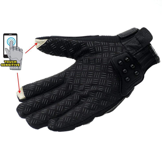 Guantes de Protección Aleación de Aluminio para Motocicleta - Image 2