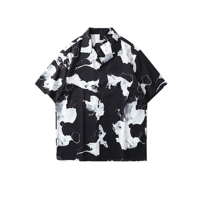 Camisa Unisex Hombro Caído Manga Corta Multicolor - Image 21