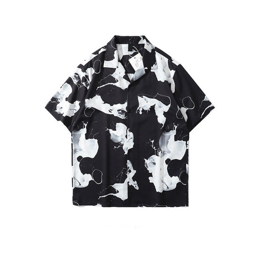 Camisa Unisex Hombro Caído Manga Corta Multicolor - Image 21