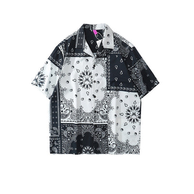 Camisa Unisex Hombro Caído Manga Corta Multicolor - Image 16