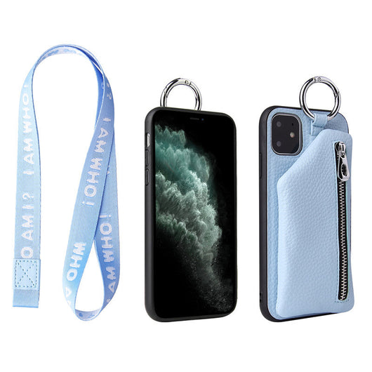 Funda Cartera con Correa para iPhone - Cuero PU con Cordón Ajustable - Image 11
