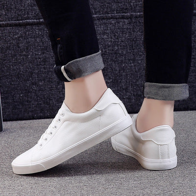 Zapatillas Casuales de Cuero para Hombre - Sneakers Blancos Elegantes KA1188 - Image 11
