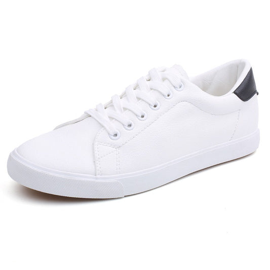 Zapatillas Casuales de Cuero para Hombre - Sneakers Blancos Elegantes KA1188