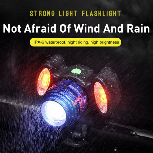 Luz Frontal para Bicicleta USB Recargable 4 Modos Impermeable