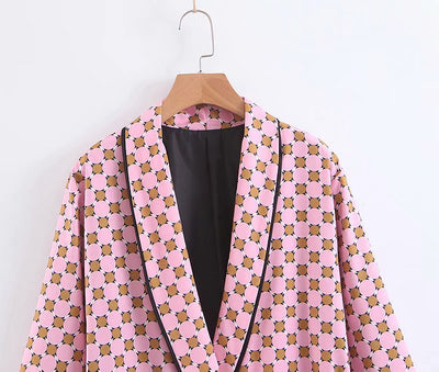 Kimono Suelto con Borlas y Estampado de Manga Larga - Image 8
