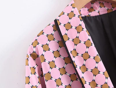 Kimono Suelto con Borlas y Estampado de Manga Larga - Image 13