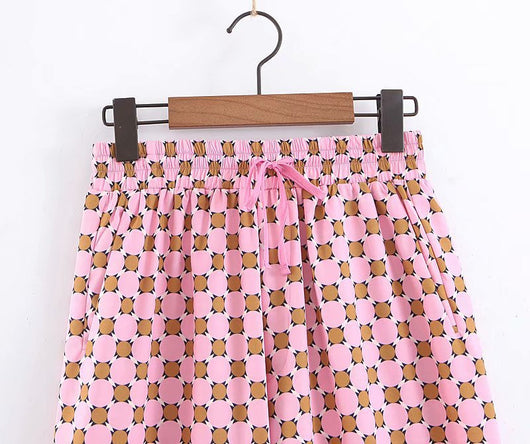 Kimono Suelto con Borlas y Estampado de Manga Larga - Image 3