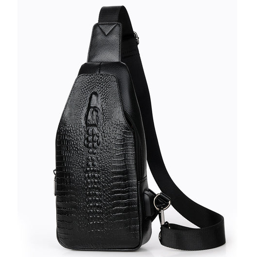 Bolsa Bandolera Pecho Hombre Patrón Moderno Tendencia Fashion - Image 13