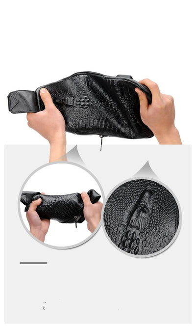Bolsa Bandolera Pecho Hombre Patrón Moderno Tendencia Fashion - Image 18