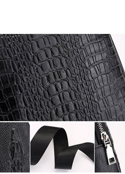 Bolsa Bandolera Pecho Hombre Patrón Moderno Tendencia Fashion - Image 6