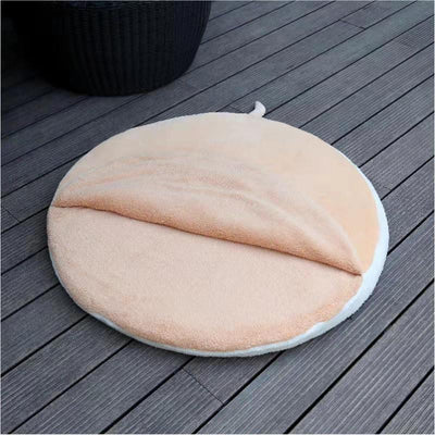 Cama Dorayaki para Gatos y Perros - Colchoneta Acogedora con Diseño de Casita Corgi - Image 3
