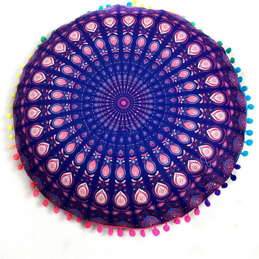 Almohada Redonda Étnica Multiusos para Cama, Auto y Apoyo Lumbar - Image 16