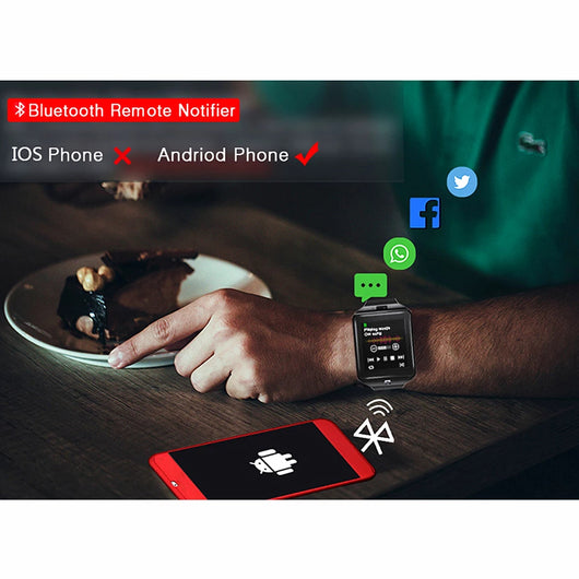 Reloj Inteligente Deportivo con Cámara, SIM y Soporte TF Card - Image 4