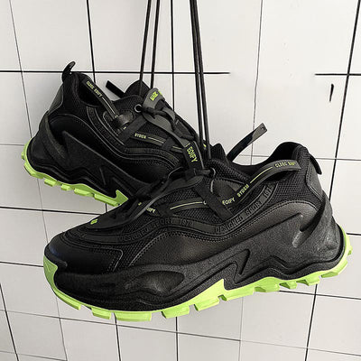 Zapatos Deportivos Hombre Estilo Retro Coreano con Suela Gruesa - Comodidad y Estilo - Image 4