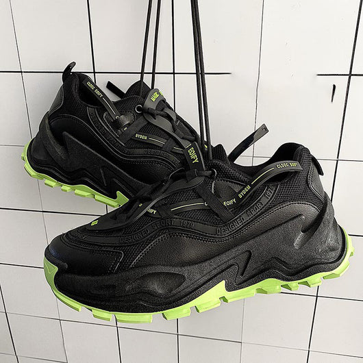 Zapatos Deportivos Hombre Estilo Retro Coreano con Suela Gruesa - Comodidad y Estilo - Image 4