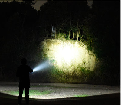 Linterna LED Recargable USB con Zoom y 5 Modos - Impermeable para Exterior - Image 11