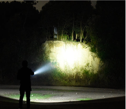 Linterna LED Recargable USB con Zoom y 5 Modos - Impermeable para Exterior - Image 11
