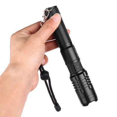 Linterna LED Recargable USB con Zoom y 5 Modos - Impermeable para Exterior - Image 7