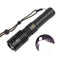 Linterna LED Recargable USB con Zoom y 5 Modos - Impermeable para Exterior