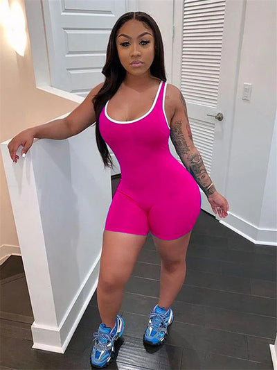 Jumpsuit Sin Mangas Ajustado para Mujer - Romper Bodycon Elegante - Image 3