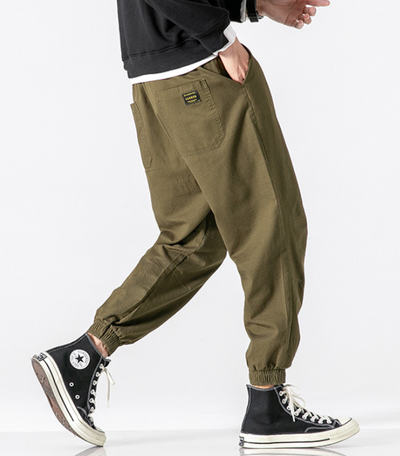 Pantalones Casuales Hombre Primavera Estilo Hong Kong - Corte Clásico Sólido - Image 5